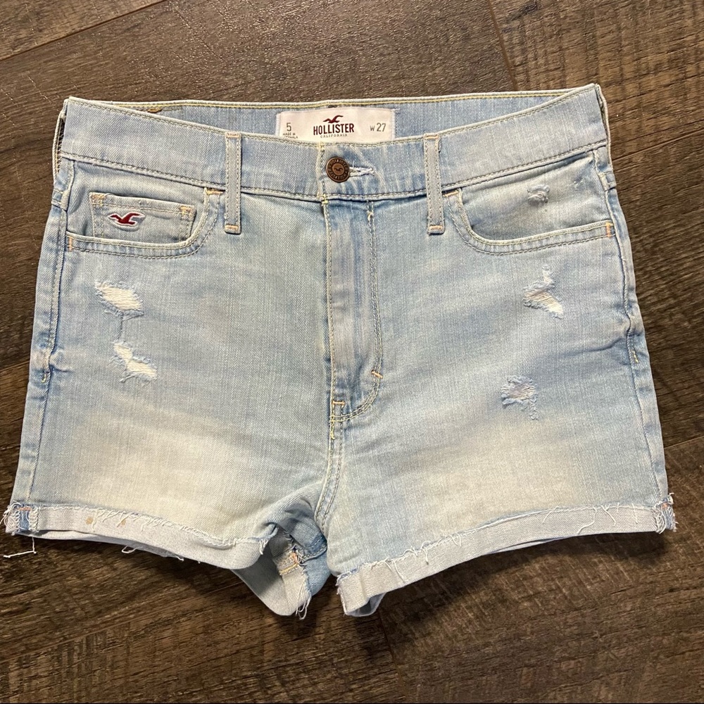 Hollister High Rise Denim Shorts